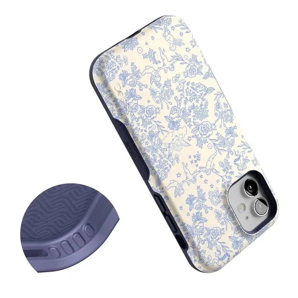 Cupid's Canvas | Periwinkle Floral Case Phone Case Casetry