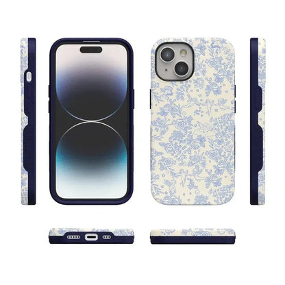 Cupid's Canvas | Periwinkle Floral Case Phone Case Casetry