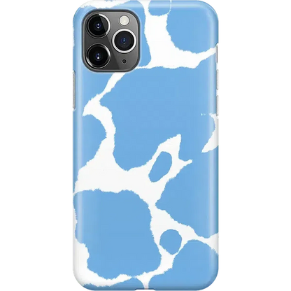 Current MOOd | Light Blue Cow Print Case iPhone Case get.casely Classic iPhone 11 Pro Max