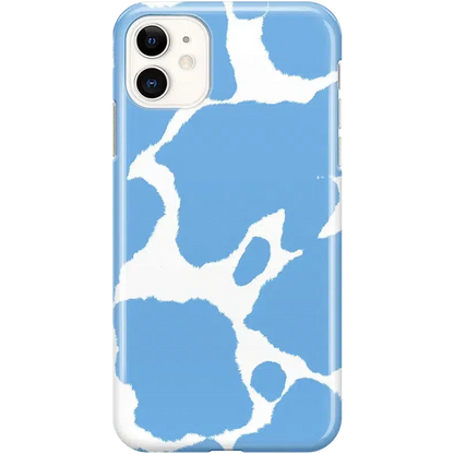 Current MOOd | Light Blue Cow Print Case iPhone Case get.casely Classic iPhone 11