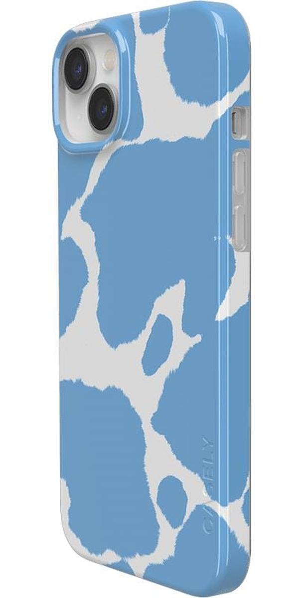 Current MOOd | Light Blue Cow Print Case iPhone Case get.casely