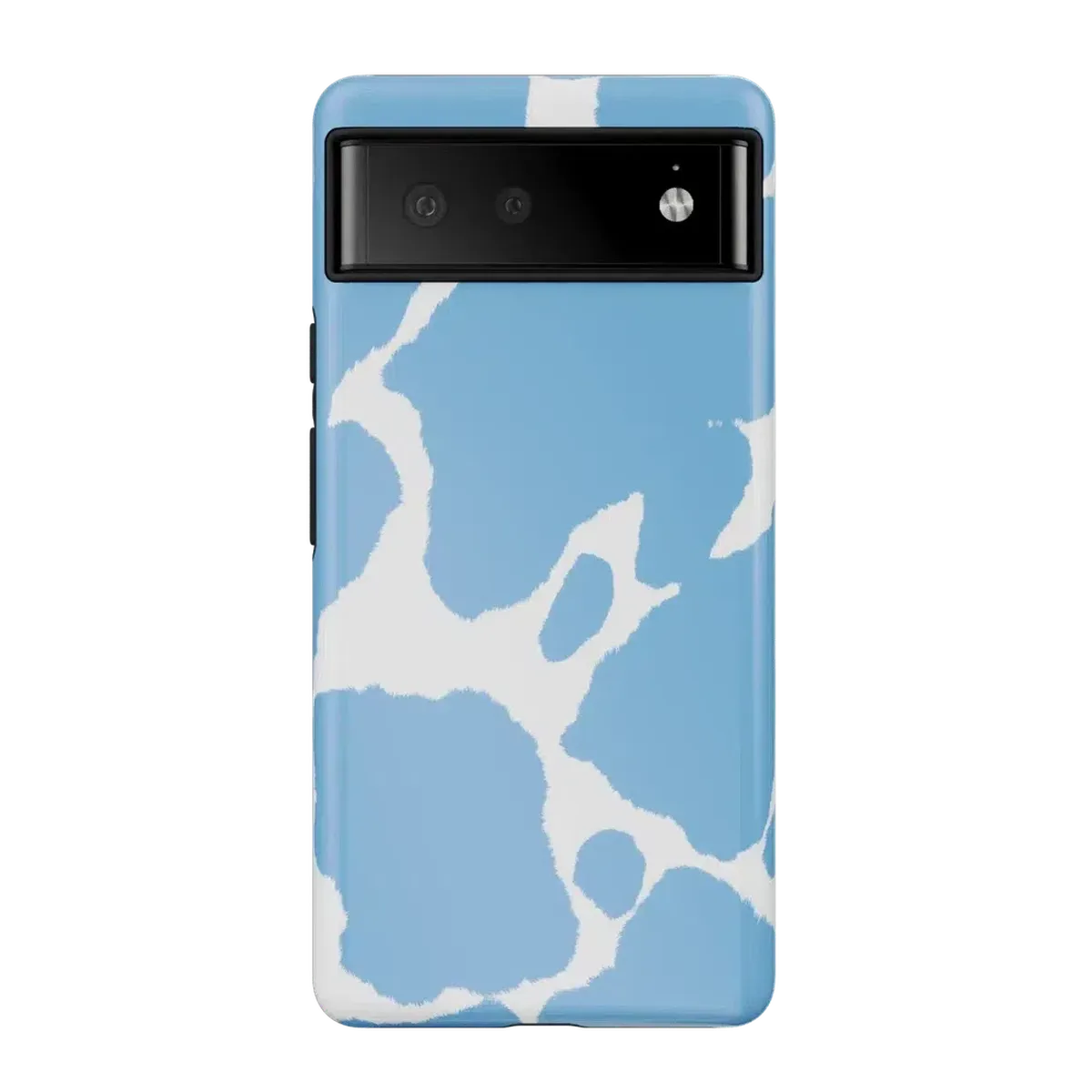 Current MOOd | Light Blue Cow Print Google Pixel Case Google Pixel Case Casetry Essential Google Pixel 6
