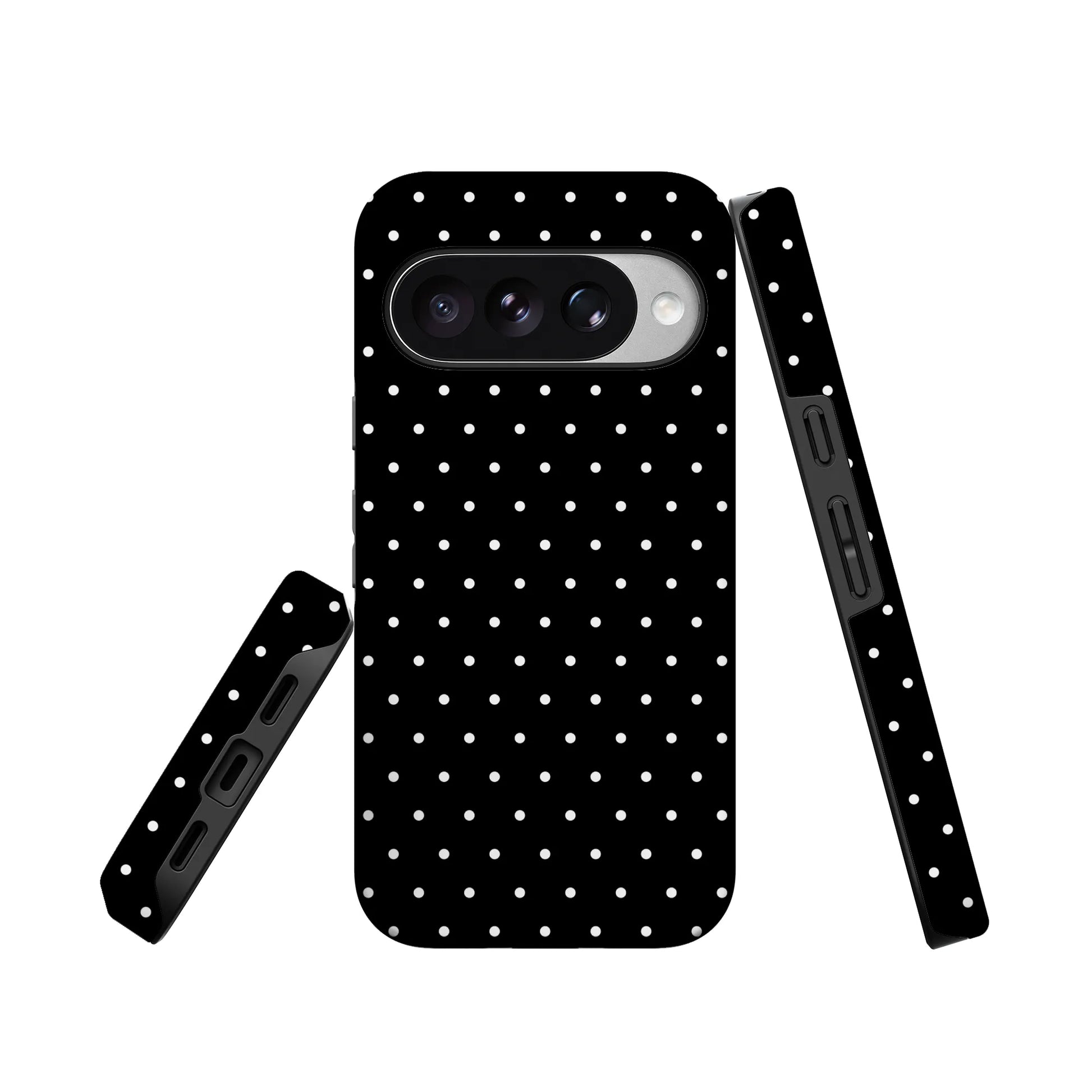 On the Dot | White Polka Dot Case