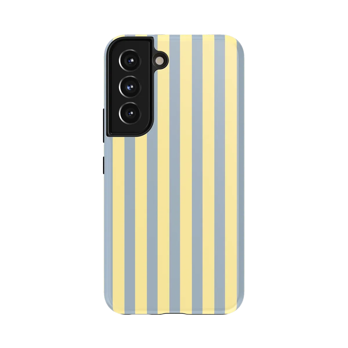 Coastline Stripes | Blue & Yellow Case - Galaxy S22