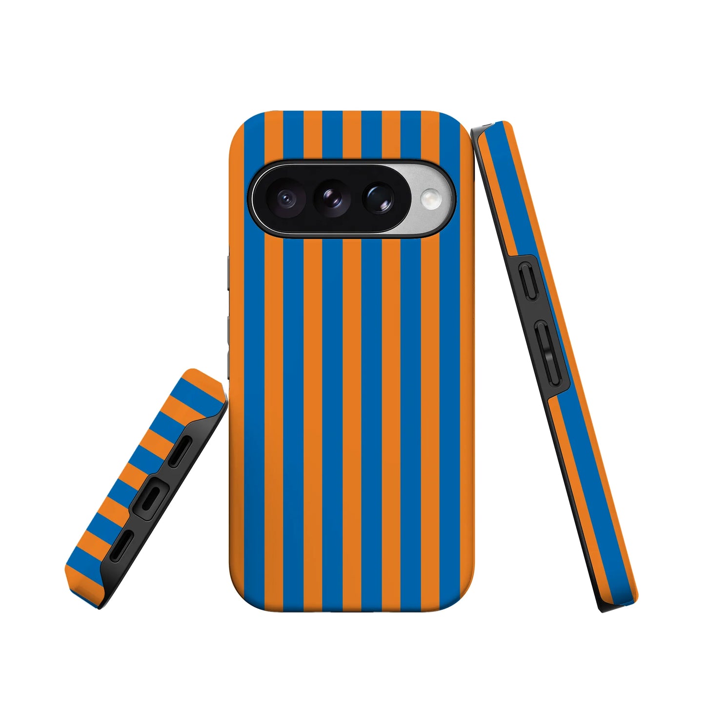 Go New York | Blue & Orange Stripes Case