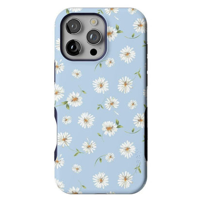 Daisy Daydream | Baby Blue Floral Case iPhone Case get.casely Bold + MagSafe® iPhone 16 Pro Max