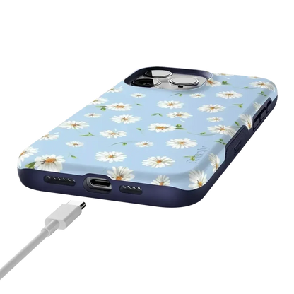 Daisy Daydream | Baby Blue Floral Case iPhone Case get.casely