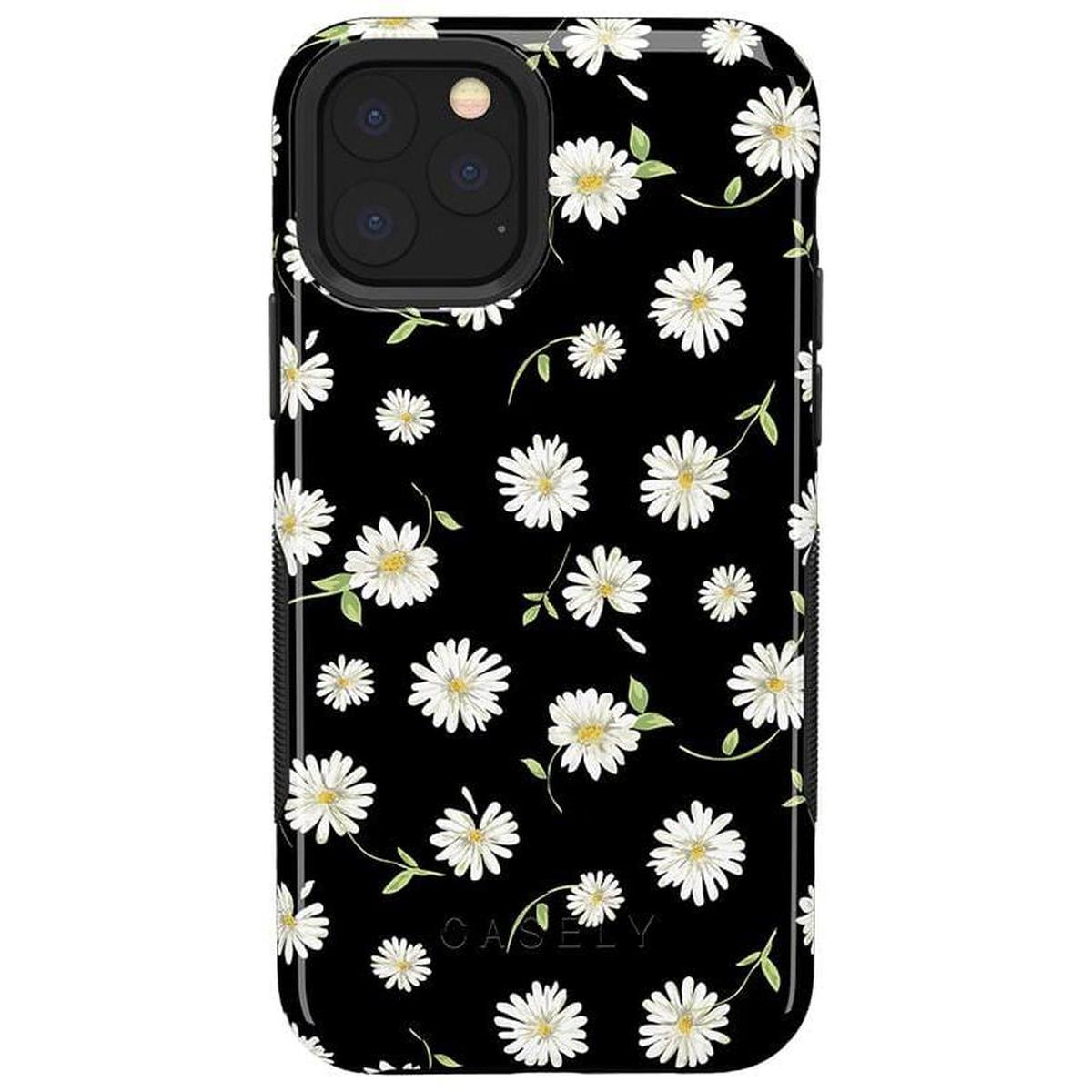 Daisy Daydream | Black Floral Case iPhone Case get.casely Bold iPhone 11 Pro