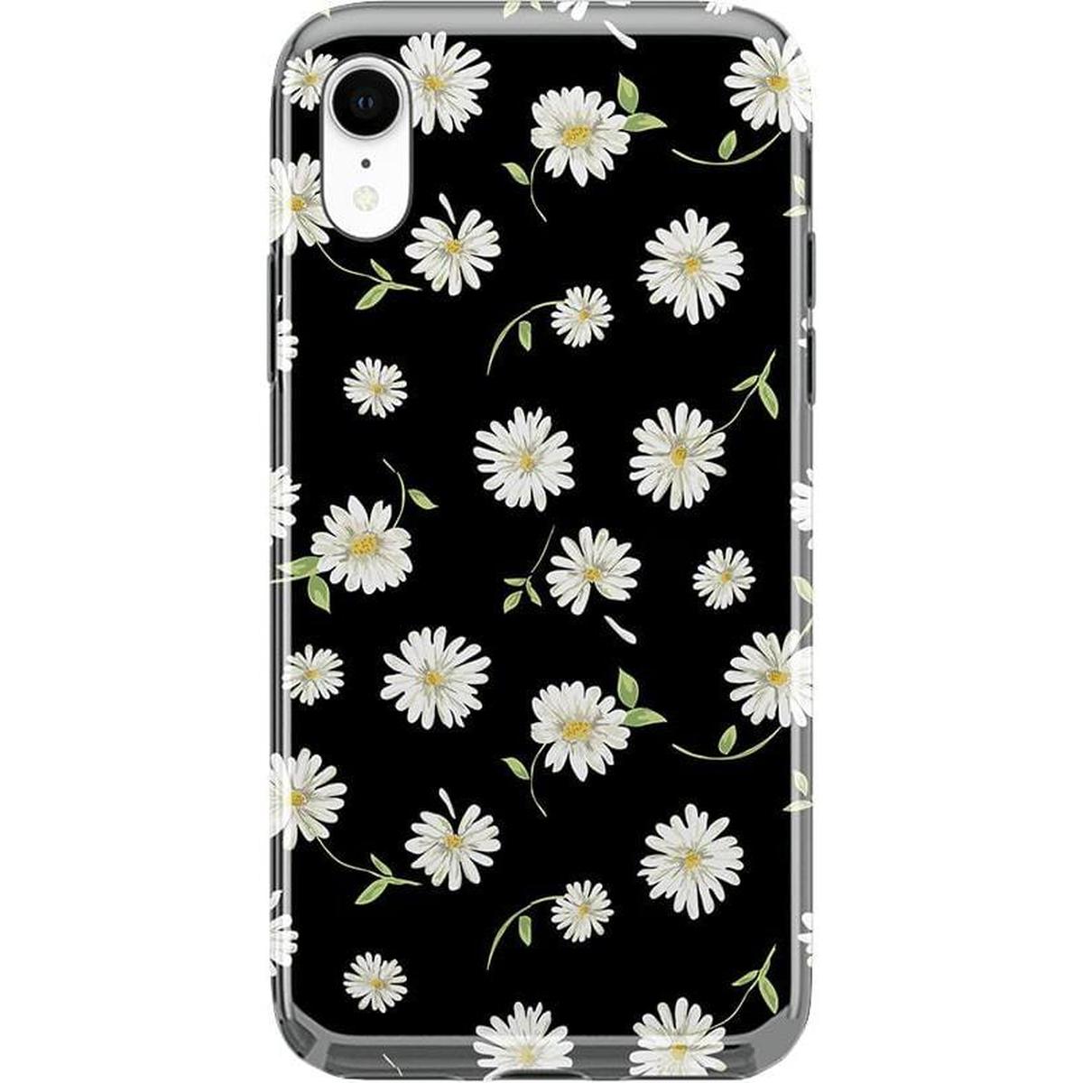 Daisy Daydream | Black Floral Case iPhone Case get.casely Classic iPhone XR