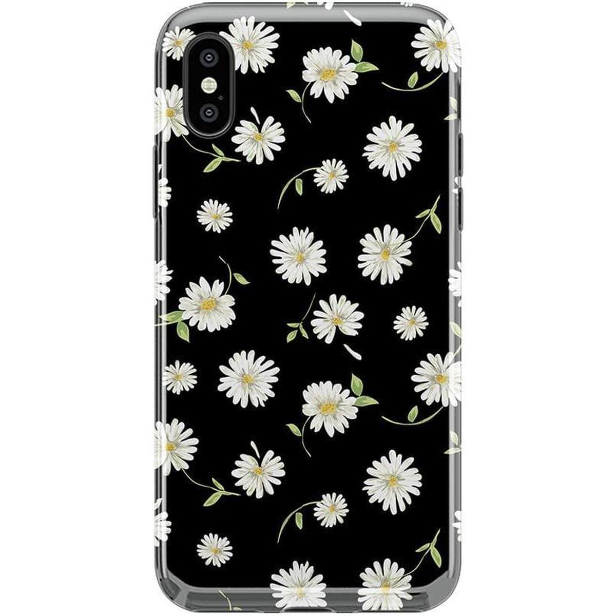 Daisy Daydream | Black Floral Case iPhone Case get.casely Classic iPhone X / XS