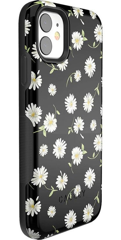 Daisy Daydream | Black Floral Case iPhone Case get.casely