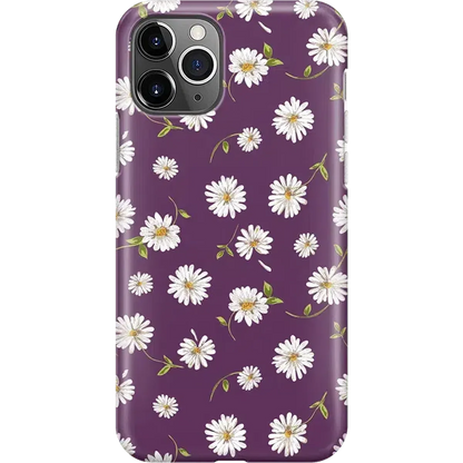 Daisy Daydream | Plum Purple Floral Case iPhone Case get.casely Classic iPhone 11 Pro