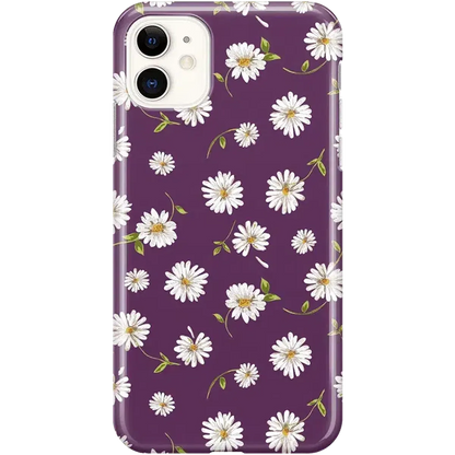 Daisy Daydream | Plum Purple Floral Case iPhone Case get.casely Classic iPhone 11