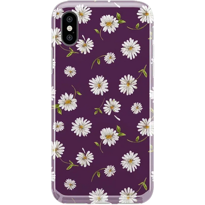 Daisy Daydream | Plum Purple Floral Case iPhone Case get.casely Classic iPhone XS Max
