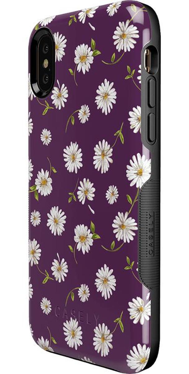Daisy Daydream | Plum Purple Floral Case iPhone Case get.casely