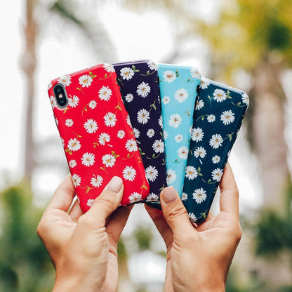 Daisy Daydream | Red Coral Floral Case iPhone Case get.casely