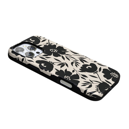 Dark Fantasy | Contrast Floral Case iPhone Case get.casely