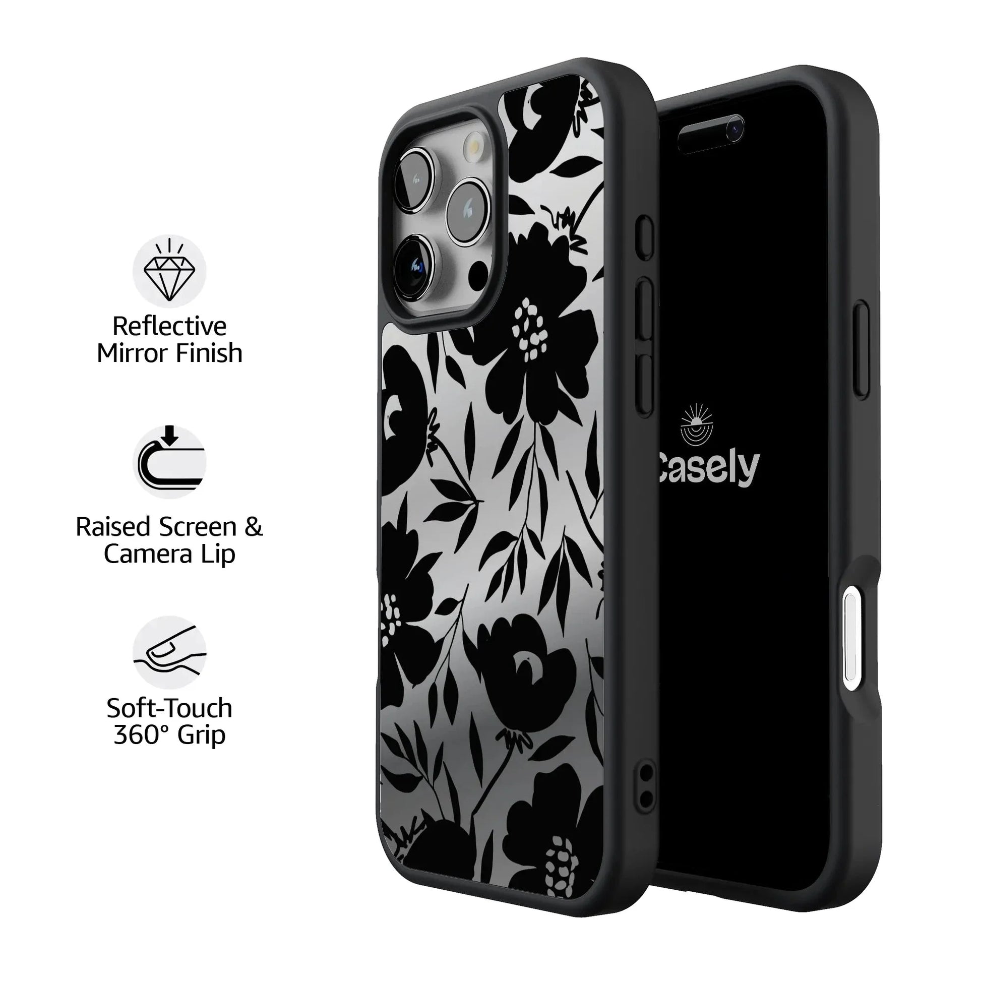 Dark Fantasy | Contrast Floral Case iPhone Case get.casely