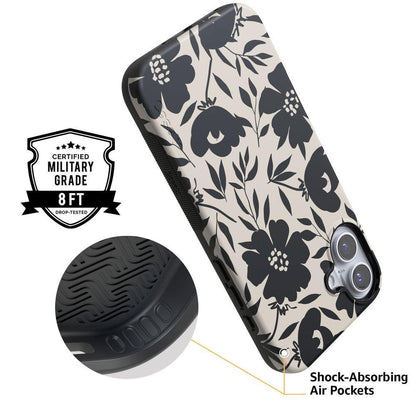 Dark Fantasy | Contrast Floral Case iPhone Case get.casely