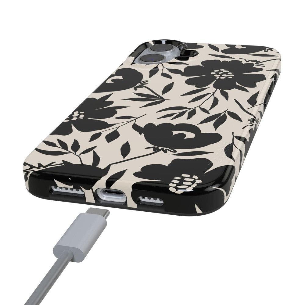 Dark Fantasy | Contrast Floral Case iPhone Case get.casely