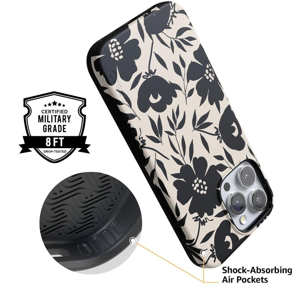 Dark Fantasy | Contrast Floral Case iPhone Case get.casely