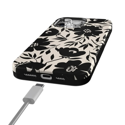 Dark Fantasy | Contrast Floral Case iPhone Case get.casely