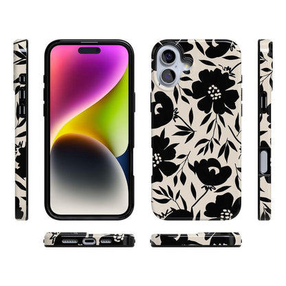 Dark Fantasy | Contrast Floral Case iPhone Case get.casely