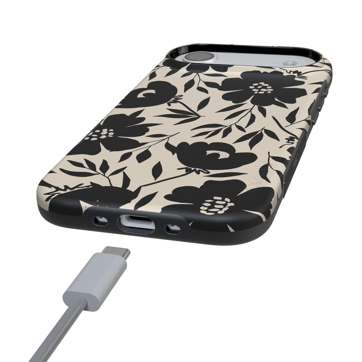 Dark Fantasy | Contrast Floral Case iPhone Case get.casely