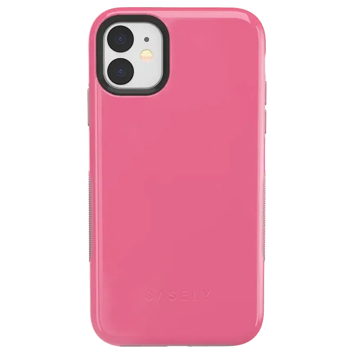 Dark Pink on Pink | Ultra-Protective Bold Case iPhone Case get.casely Bold iPhone 11