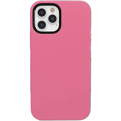 Dark Pink on Pink | Ultra-Protective Bold Case iPhone Case get.casely Bold iPhone 12 Pro Max