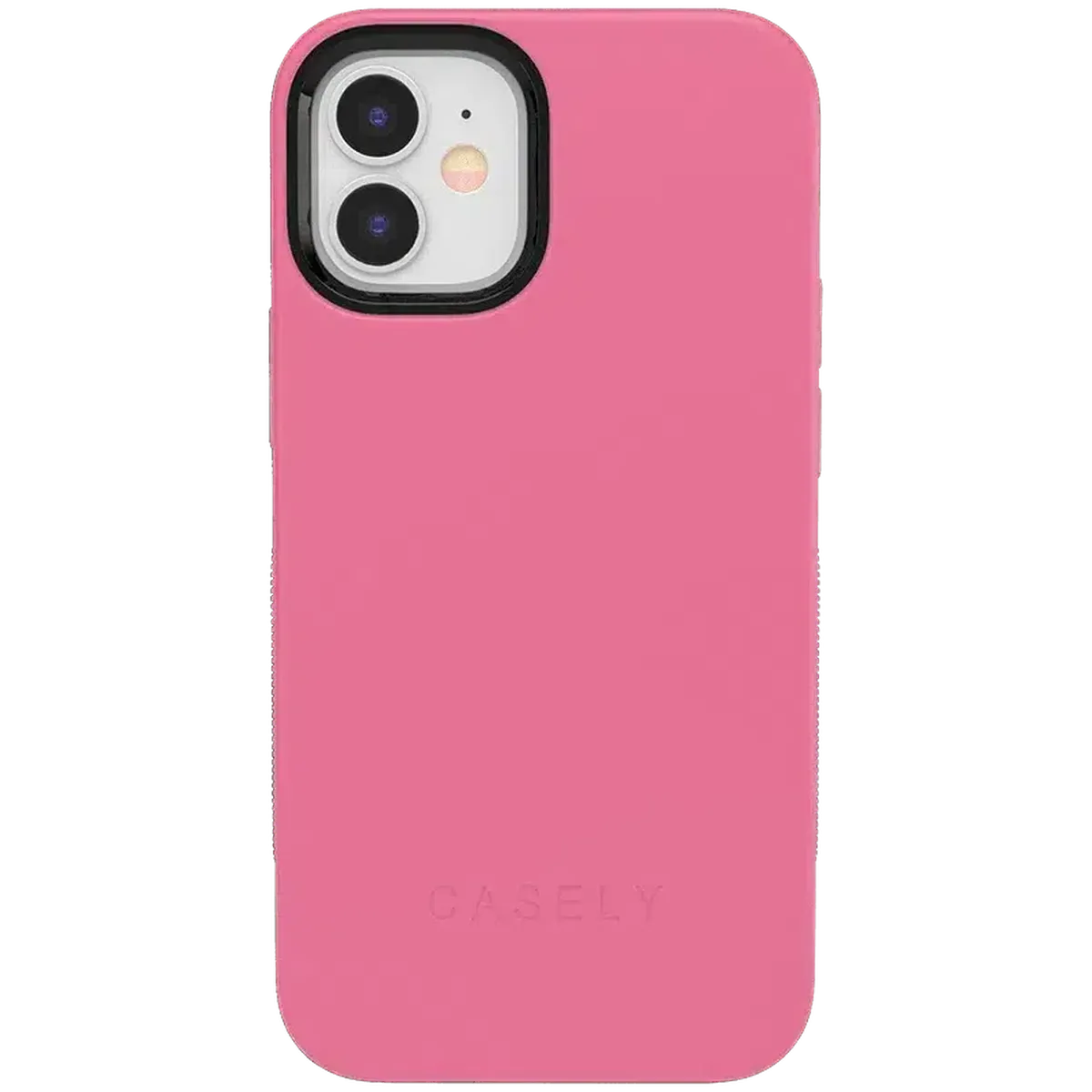Dark Pink on Pink | Ultra-Protective Bold Case iPhone Case get.casely Bold iPhone 12 Mini