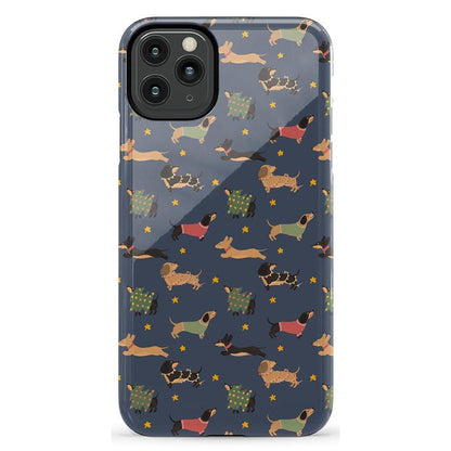 Dashing Doxies | Dachshund Dog Case Phone Case Casetry Essential iPhone 11 Pro