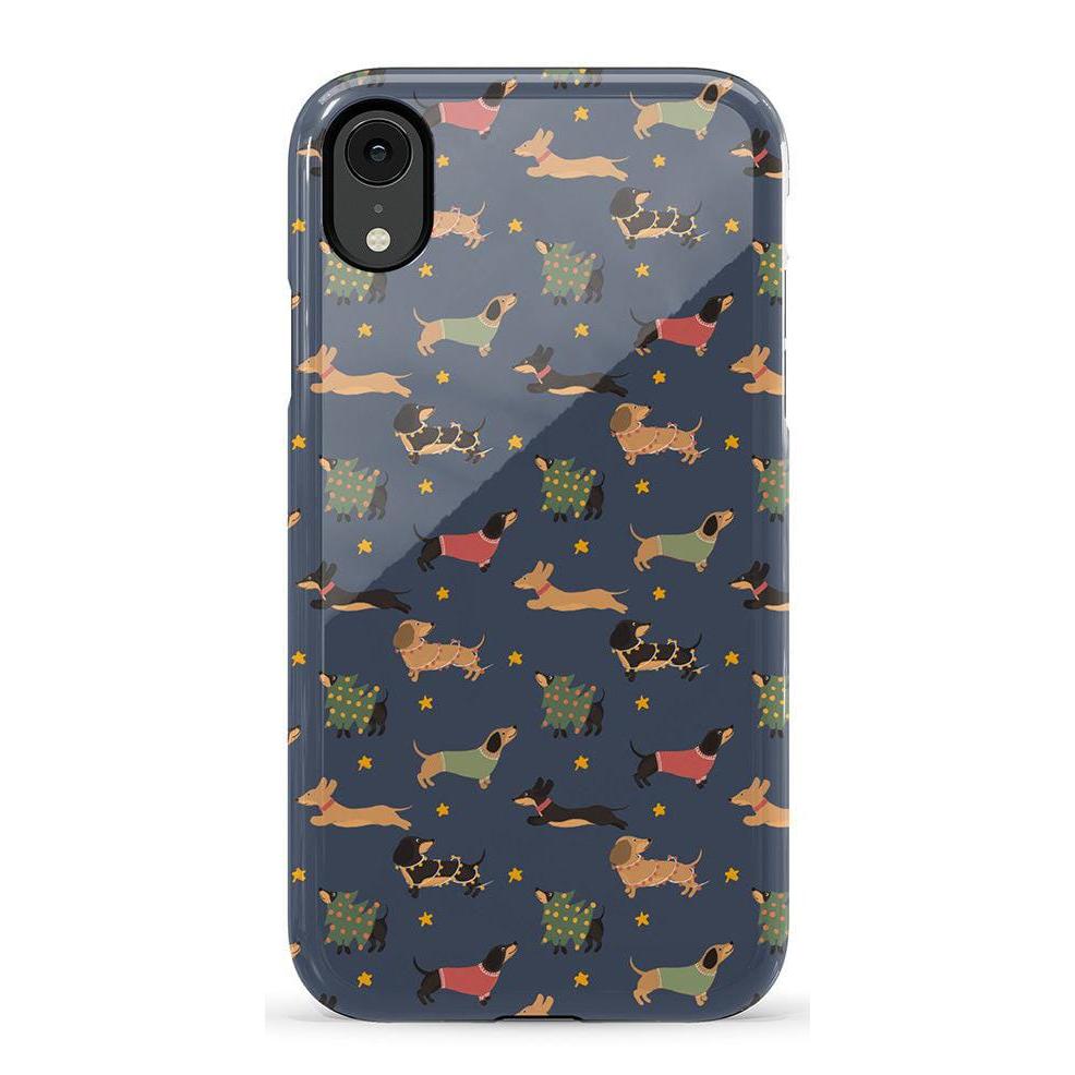 Dashing Doxies | Dachshund Dog Case Phone Case Casetry Essential iPhone XR