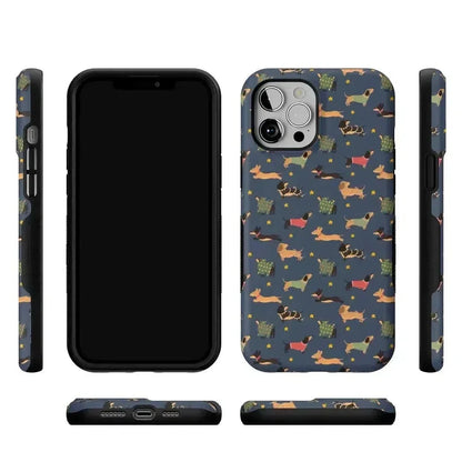 Dashing Doxies | Dachshund Dog Case Phone Case Casetry
