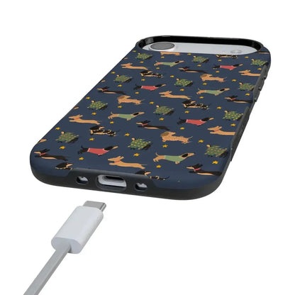 Dashing Doxies | Dachshund Dog Case Phone Case Casetry