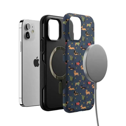 Dashing Doxies | Dachshund Dog Case Phone Case Casetry