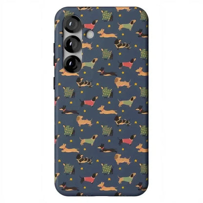 Dashing Doxies | Dachshund Dog Case Phone Case Casetry