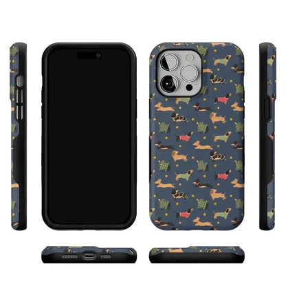 Dashing Doxies | Dachshund Dog Case Phone Case Casetry
