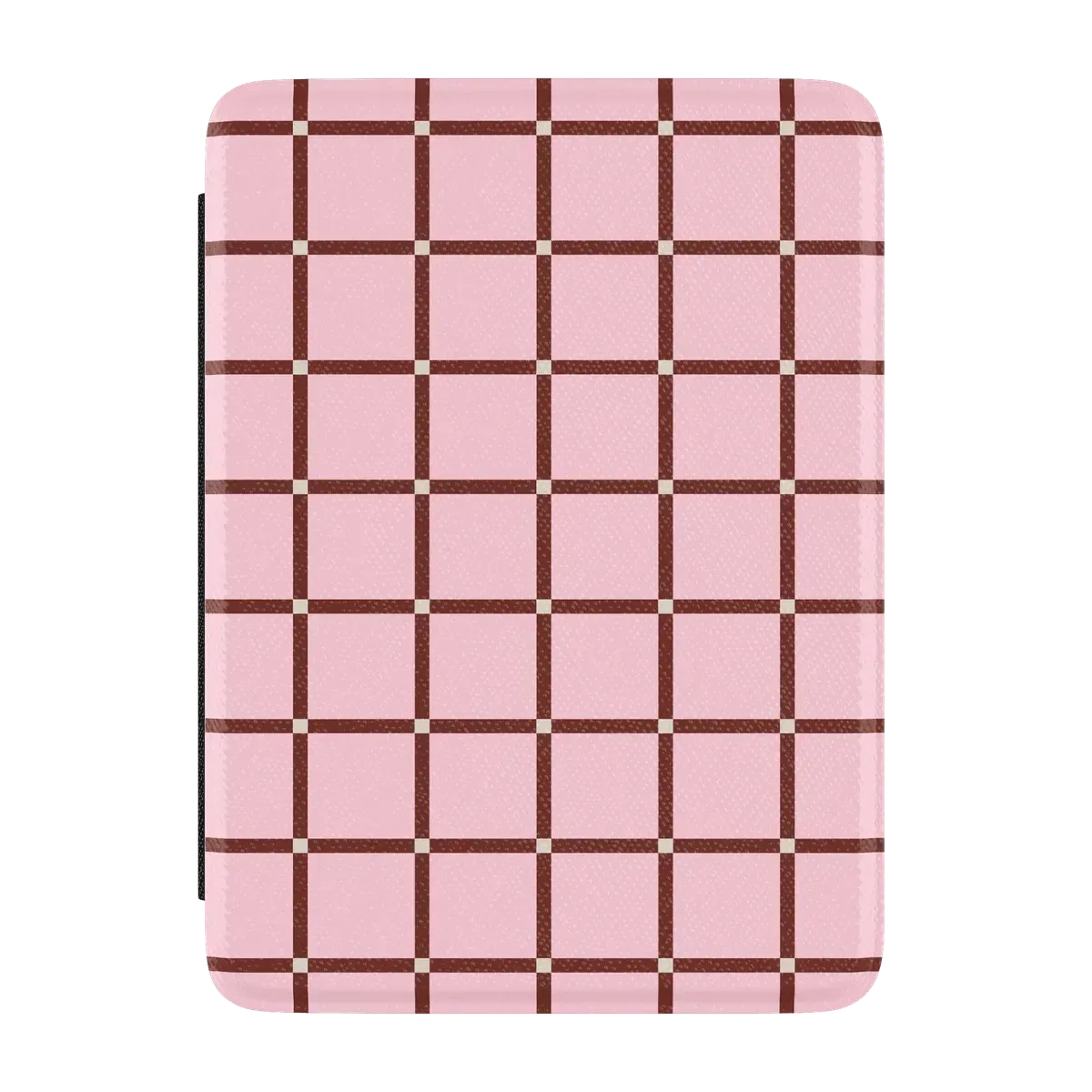 Uptown Gridlock | Pink Checkerboard Kindle Case | Casely