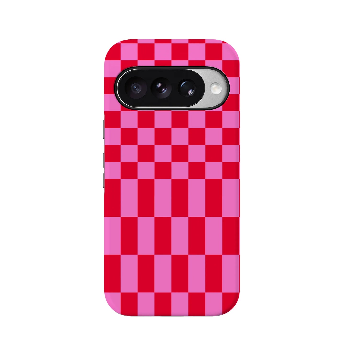 Vibe Check | Pink Checkerboard Case