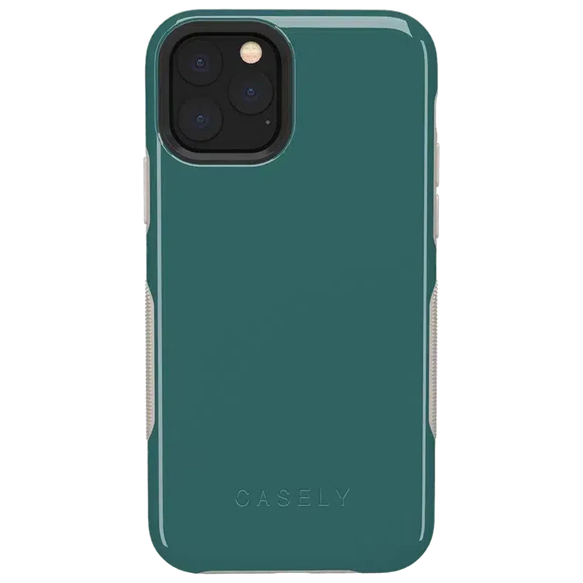 Deep Teal on Nude | Ultra-Protective Bold Case iPhone Case get.casely Bold iPhone 11 Pro Max