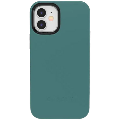 Deep Teal on Nude | Ultra-Protective Bold Case iPhone Case get.casely Bold iPhone 12