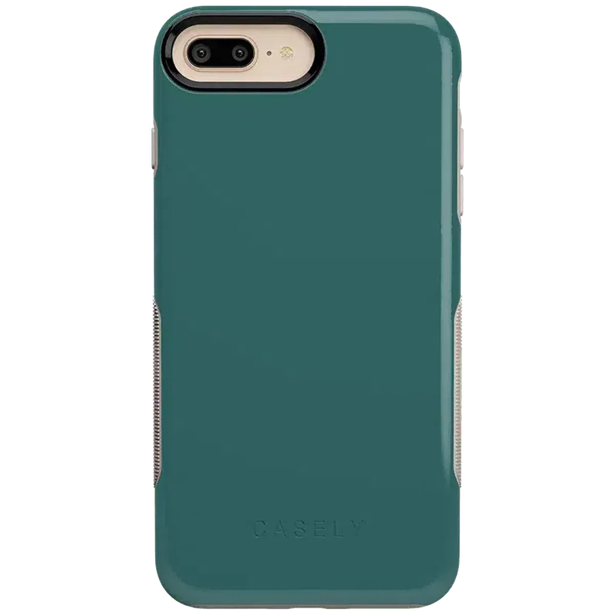 Deep Teal on Nude | Ultra-Protective Bold Case iPhone Case get.casely