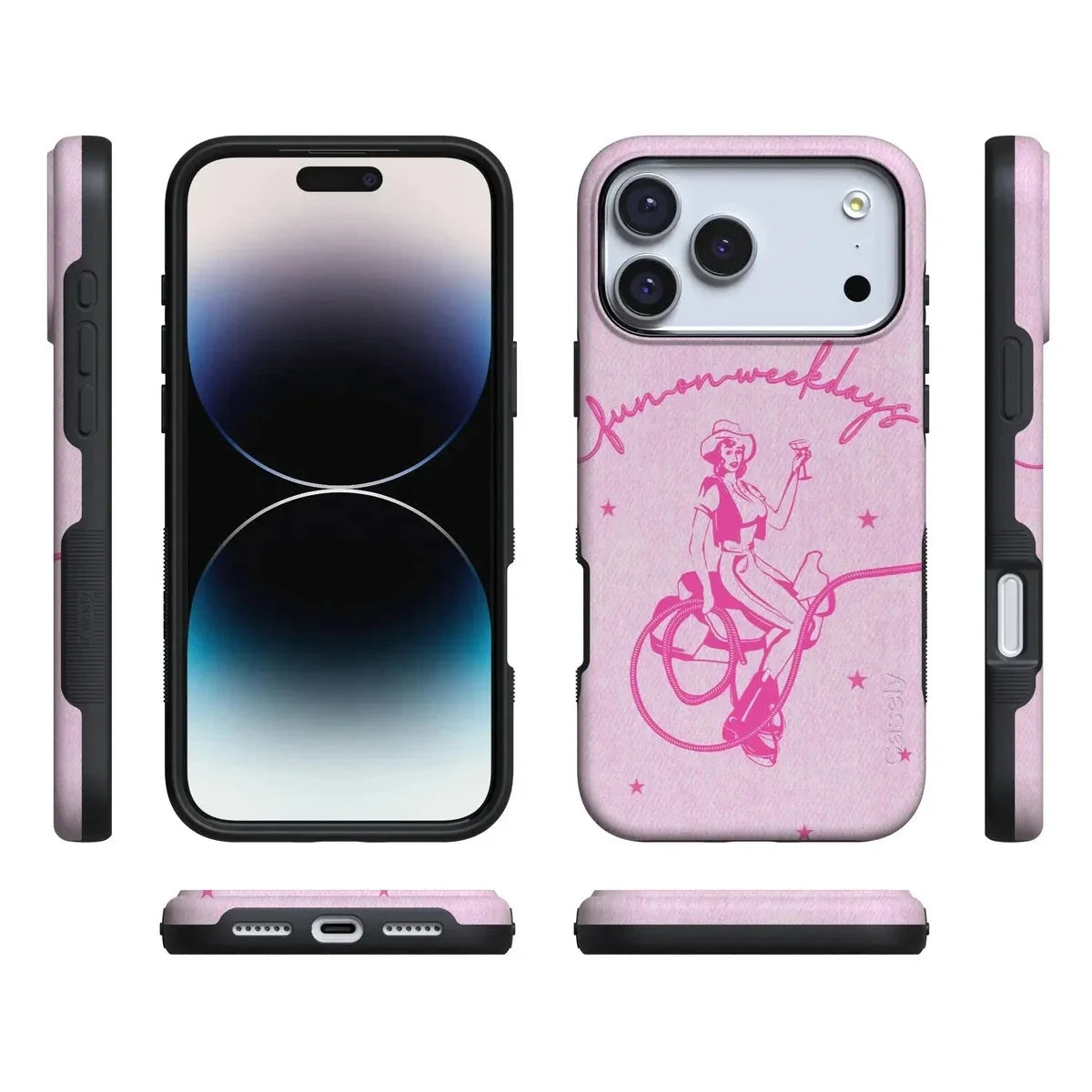 Denim Cowgirl | Fun on Weekdays Case iPhone Case get.casely