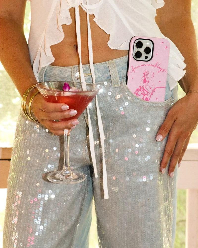 Denim Cowgirl | Fun on Weekdays Case iPhone Case get.casely