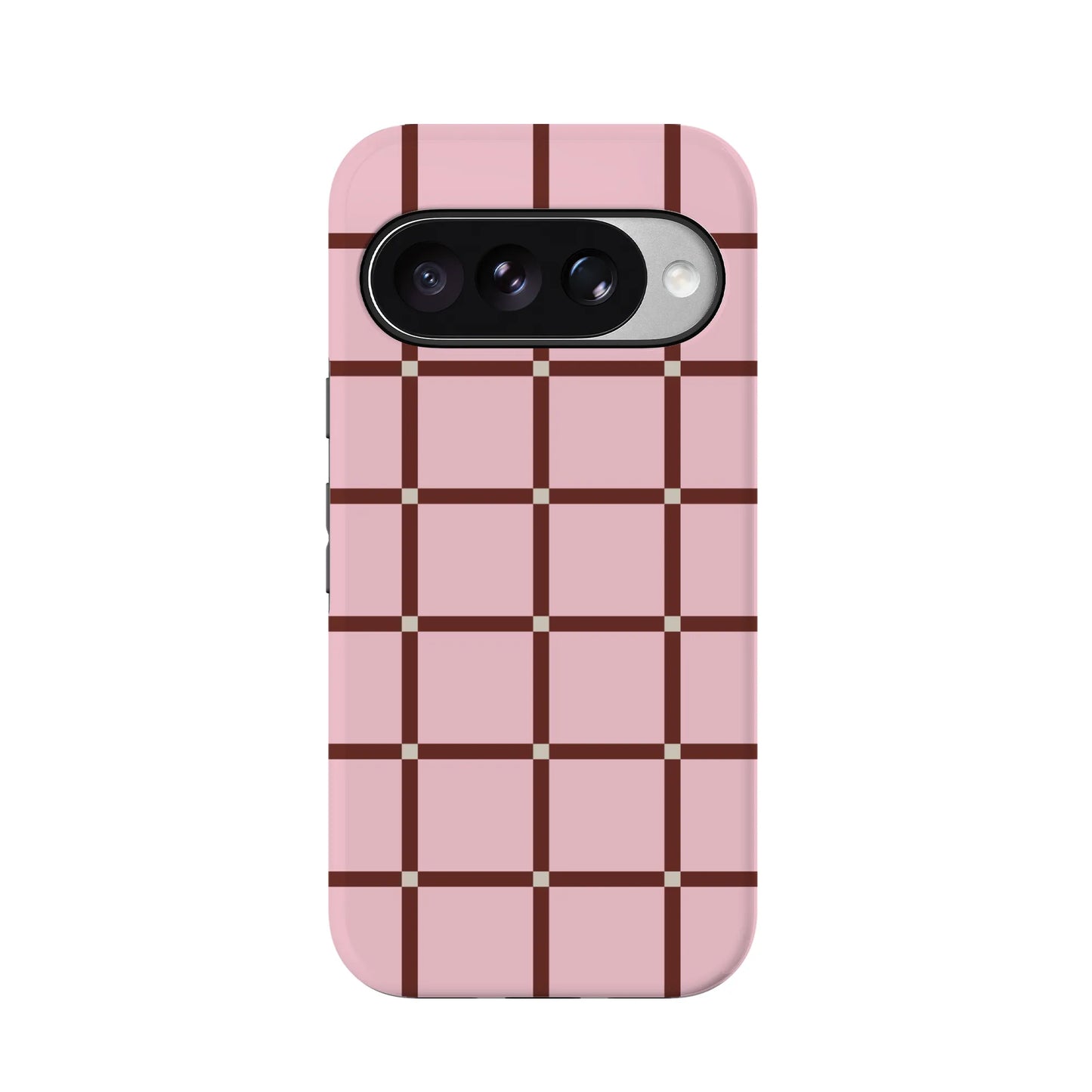 Uptown Gridlock | Pink Checkerboard Case