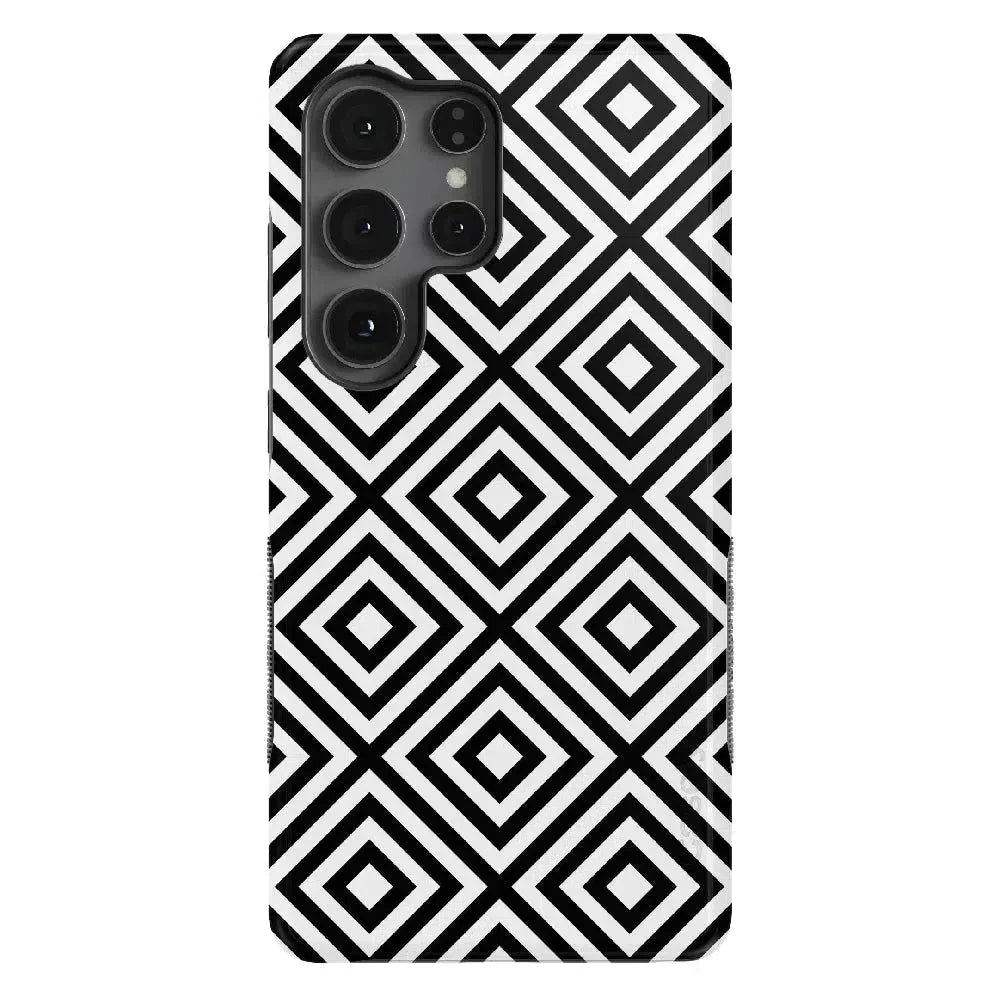 Diamonds | High Contrast Design Case Phone Case Casetry Bold Flex + MagSafe® Galaxy S25 Ultra