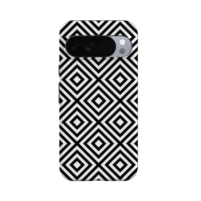 Diamonds | High Contrast Design Case Phone Case Casetry Essential + MagSafe® Google Pixel 10 Pro XL