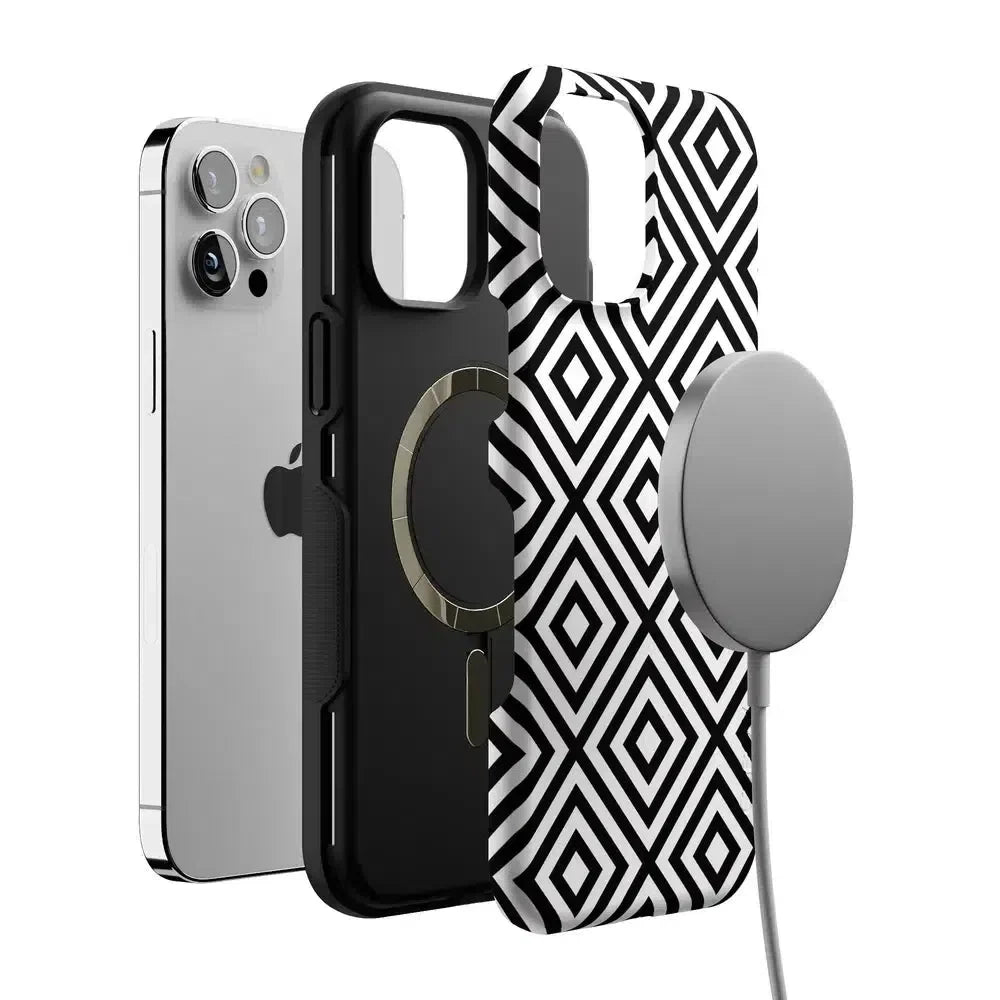 Diamonds | High Contrast Design Case Phone Case Casetry