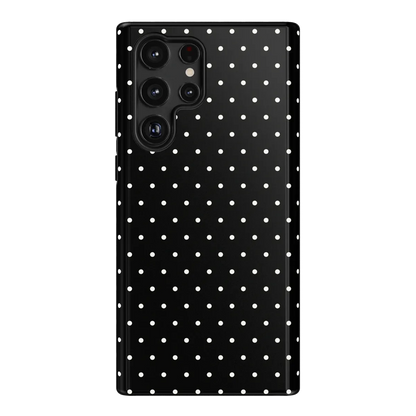 On the Dot | White Polka Dot Case